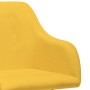 Sillas de comedor giratorias 2 unidades tela amarillo de vidaXL, Sillas de comedor - Ref: Foro24-330641, Precio: 138,12 €, De...