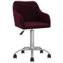 Swivel dining chairs 2 units purple fabric by vidaXL, dining chairs - Ref: Foro24-330644, Price: 127,99 €, Discount: %