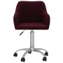 Swivel dining chairs 2 units purple fabric by vidaXL, dining chairs - Ref: Foro24-330644, Price: 127,99 €, Discount: %