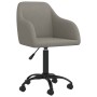 2pcs Light Gray Velvet Swivel Dining Chairs by vidaXL, dining chairs - Ref: Foro24-330668, Price: 126,75 €, Discount: %