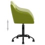 2 pcs Light Green Velvet Swivel Dining Chairs by vidaXL, dining chairs - Ref: Foro24-330671, Price: 126,34 €, Discount: %