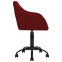 2pcs Red Wine Red Velvet Swivel Dining Chairs by vidaXL, dining chairs - Ref: Foro24-330673, Price: 126,99 €, Discount: %