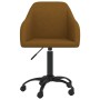 Swivel dining chairs 2 pcs brown velvet by vidaXL, dining chairs - Ref: Foro24-330676, Price: 126,99 €, Discount: %