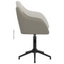 2pcs Light Gray Velvet Swivel Dining Chairs by vidaXL, dining chairs - Ref: Foro24-330690, Price: 128,28 €, Discount: %