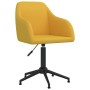 Sillas de comedor giratorias 2 uds terciopelo amarillo de vidaXL, Sillas de comedor - Ref: Foro24-330697, Precio: 128,99 €, D...