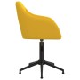 Sillas de comedor giratorias 2 uds terciopelo amarillo de vidaXL, Sillas de comedor - Ref: Foro24-330697, Precio: 128,99 €, D...