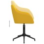 Sillas de comedor giratorias 2 uds terciopelo amarillo de vidaXL, Sillas de comedor - Ref: Foro24-330697, Precio: 128,99 €, D...