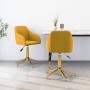 Swivel dining chairs 2 pcs yellow velvet by vidaXL, dining chairs - Ref: Foro24-330719, Price: 141,81 €, Discount: %