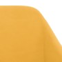 Swivel dining chairs 2 pcs yellow velvet by vidaXL, dining chairs - Ref: Foro24-330719, Price: 141,81 €, Discount: %