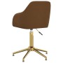 Swivel dining chairs 2 units brown velvet by vidaXL, dining chairs - Ref: Foro24-330720, Price: 142,22 €, Discount: %