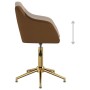 Swivel dining chairs 2 units brown velvet by vidaXL, dining chairs - Ref: Foro24-330720, Price: 142,22 €, Discount: %