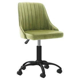 Silla de comedor giratoria de terciopelo verde claro de vidaXL, Sillas de comedor - Ref: Foro24-330748, Precio: 110,24 €, Des...