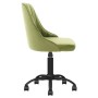 Silla de comedor giratoria de terciopelo verde claro de vidaXL, Sillas de comedor - Ref: Foro24-330748, Precio: 110,24 €, Des...