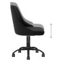 Swivel dining chairs 2 pcs black velvet by vidaXL, dining chairs - Ref: Foro24-330762, Price: 126,99 €, Discount: %