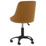 Swivel dining chairs 2 units brown velvet by vidaXL, dining chairs - Ref: Foro24-330764, Price: 126,15 €, Discount: %