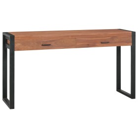 Desk with 2 drawers solid teak wood 120x40x75 cm by vidaXL, Desks - Ref: Foro24-337919, Price: 222,30 €, Discount: %