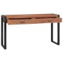 Desk with 2 drawers solid teak wood 120x40x75 cm by vidaXL, Desks - Ref: Foro24-337919, Price: 222,99 €, Discount: %