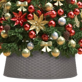 Brown Christmas tree skirt Ø54x19.5 cm by vidaXL, Christmas tree footmuff - Ref: Foro24-331300, Price: 23,35 €, Discount: %