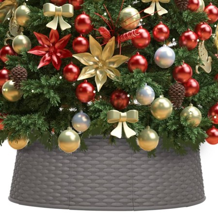 Brauner Weihnachtsbaumrock Ø54x19,5 cm von vidaXL, Weihnachtsbaum-Fußsack - Ref: Foro24-331300, Preis: 23,35 €, Rabatt: %