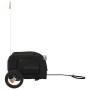 Black Oxford fabric iron pet bicycle trailer by vidaXL, pet strollers - Ref: Foro24-93870, Price: 110,99 €, Discount: %