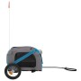 Pet Bicycle Trailer Iron Oxford Cloth Blue Gray by vidaXL, pet strollers - Ref: Foro24-93869, Price: 114,66 €, Discount: %