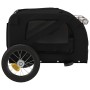 Fahrradanhänger Haustiere Eisen Stoff Oxford schwarz von vidaXL, Kinderwagen für Haustiere - Ref: Foro24-93870, Preis: 110,58...