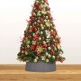 Brown Christmas tree skirt Ø54x19.5 cm by vidaXL, Christmas tree footmuff - Ref: Foro24-331300, Price: 23,35 €, Discount: %