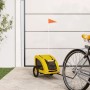 Pet Bicycle Trailer Iron Oxford Cloth Yellow by vidaXL, pet strollers - Ref: Foro24-93952, Price: 101,17 €, Discount: %