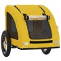 Pet Bicycle Trailer Iron Oxford Cloth Yellow by vidaXL, pet strollers - Ref: Foro24-93952, Price: 101,17 €, Discount: %