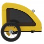 Pet Bicycle Trailer Iron Oxford Cloth Yellow by vidaXL, pet strollers - Ref: Foro24-93952, Price: 101,17 €, Discount: %