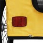 Pet Bicycle Trailer Iron Oxford Cloth Yellow by vidaXL, pet strollers - Ref: Foro24-93952, Price: 101,17 €, Discount: %