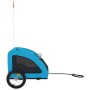 Pet Bicycle Trailer Iron Oxford Cloth Blue by vidaXL, pet strollers - Ref: Foro24-93960, Price: 106,99 €, Discount: %