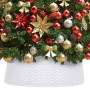 Falda del árbol de Navidad blanca Ø65x19,5 cm de vidaXL, Cubrepié del árbol de Navidad - Ref: Foro24-331302, Precio: 25,17 €,...