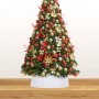 Falda del árbol de Navidad blanca Ø65x19,5 cm de vidaXL, Cubrepié del árbol de Navidad - Ref: Foro24-331302, Precio: 25,17 €,...