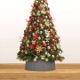 Brauner Weihnachtsbaumrock Ø65x19,5 cm von vidaXL, Weihnachtsbaum-Fußsack - Ref: Foro24-331303, Preis: 32,14 €, Rabatt: %