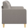 2-seater sofa in taupe gray fabric 120 cm by vidaXL, Sofas - Ref: Foro24-359090, Price: 229,69 €, Discount: %