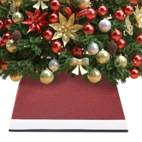 Rot-weißer Weihnachtsbaumrock 48x48x25 cm von vidaXL, Weihnachtsbaum-Fußsack - Ref: Foro24-331307, Preis: 13,99 €, Rabatt: %