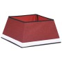 Rot-weißer Weihnachtsbaumrock 48x48x25 cm von vidaXL, Weihnachtsbaum-Fußsack - Ref: Foro24-331307, Preis: 13,69 €, Rabatt: %