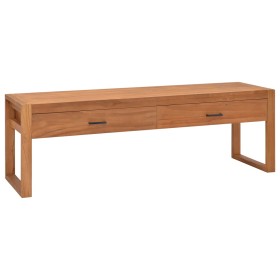 Solid teak wood TV cabinet 120x40x45 cm by vidaXL, TV Furniture - Ref: Foro24-337921, Price: 197,99 €, Discount: %