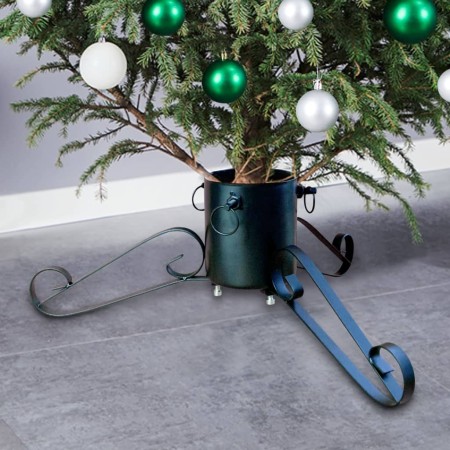 Soporte para árbol de Navidad verde 58x58x21 cm de vidaXL, Soportes para árboles de Navidad - Ref: Foro24-331317, Precio: 26,...