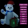 Indoor and Outdoor LED Christmas Inflatable Polar Bear 1.8m by vidaXL, Christmas lights - Ref: Foro24-331407, Price: 54,76 €,...