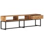 Solid acacia wood TV stand 160x30x45 cm by vidaXL, TV Furniture - Ref: Foro24-337991, Price: 115,93 €, Discount: %