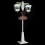 Christmas lamppost with white and red PVC Santa Claus 81x40x188 cm by vidaXL, Christmas lights - Ref: Foro24-331475, Price: 2...