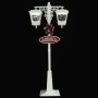 Christmas lamppost with white and red PVC Santa Claus 81x40x188 cm by vidaXL, Christmas lights - Ref: Foro24-331475, Price: 2...