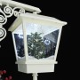 Christmas lamppost with white and red PVC Santa Claus 81x40x188 cm by vidaXL, Christmas lights - Ref: Foro24-331475, Price: 2...