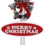 Christmas lamppost with white and red PVC Santa Claus 81x40x188 cm by vidaXL, Christmas lights - Ref: Foro24-331475, Price: 2...