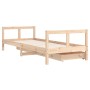 Children's bed frame with pine wood drawers 80x200 cm by vidaXL, Cribs and beds for children - Ref: Foro24-834405, Price: 118...