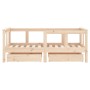 Children's bed frame with pine wood drawers 70x140 cm by vidaXL, Cribs and beds for children - Ref: Foro24-834411, Price: 110...