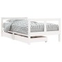 Children's bed frame and white pine wood drawers 80x160 cm by vidaXL, Cribs and beds for children - Ref: Foro24-834415, Price...