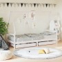 Children's bed frame with white pine wood drawers 80x200 cm by vidaXL, Cribs and beds for children - Ref: Foro24-834466, Pric...